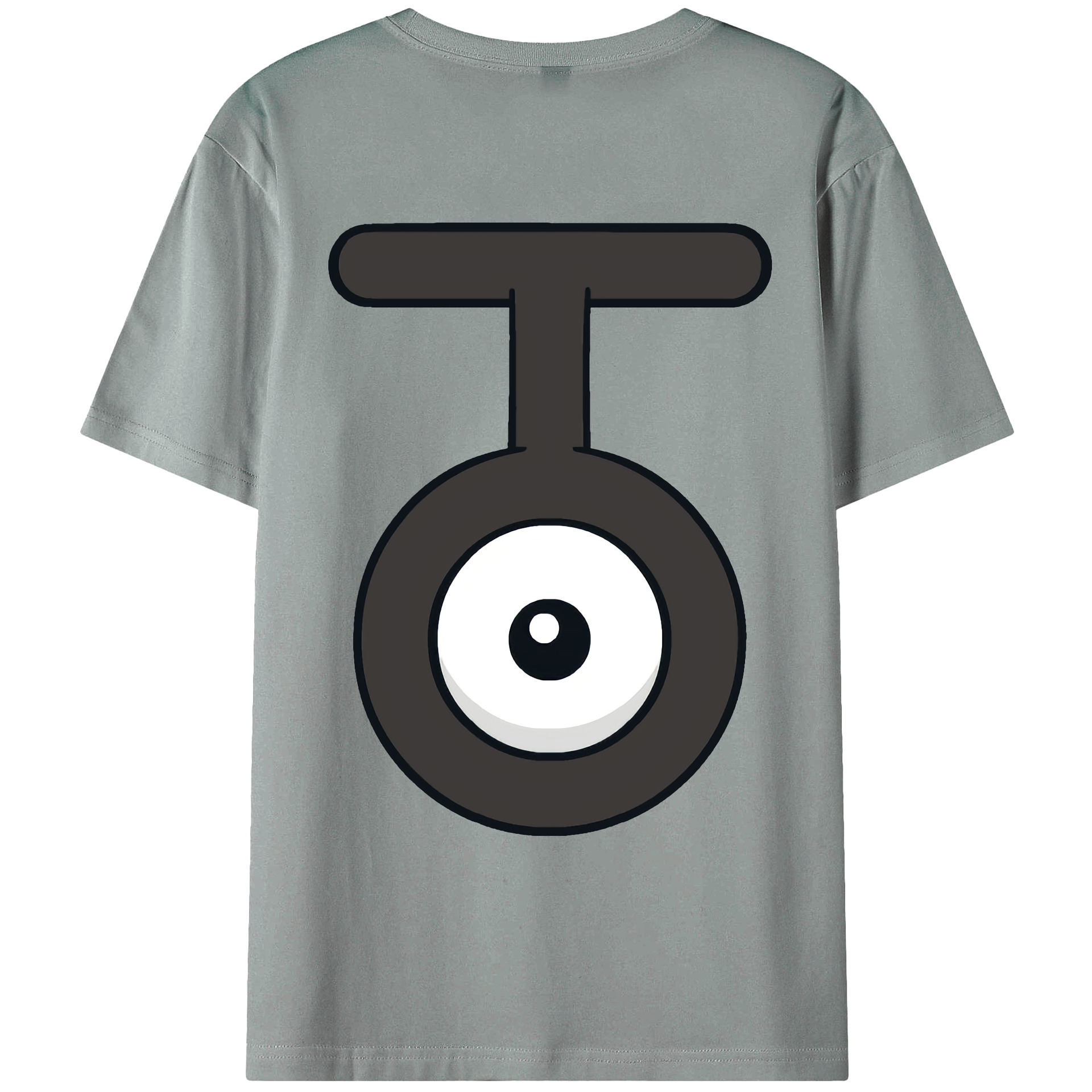 （画像用） ポケットモンスター Pokémon 綿100％ メンズ半袖Tシャツ（バックプリント） 通気性